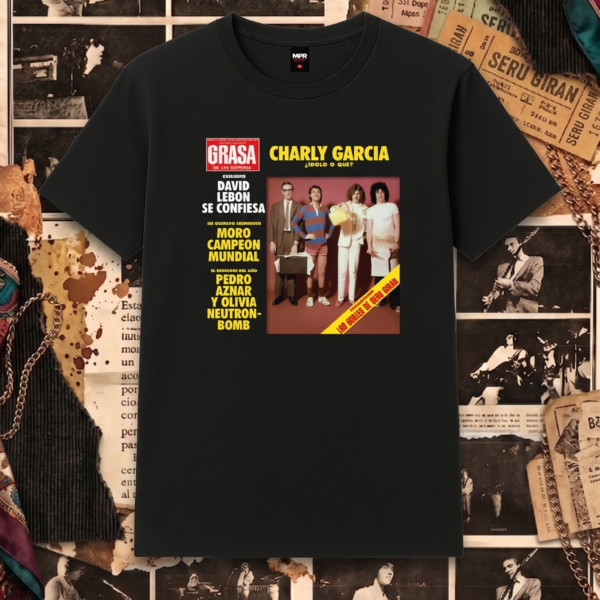 Charly García | La Grasa de las Capitales | Remera